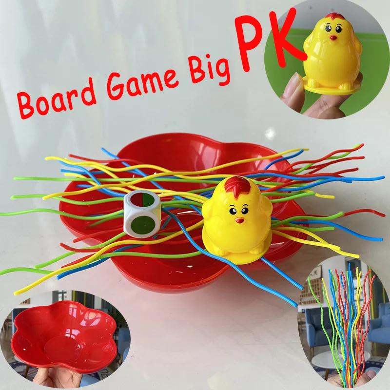 Chicken Draw Lots Game Board Game Big Competition Toy-Dont Make chick Fall- Board Games Educational Challenge Toys G
